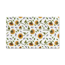 Load image into Gallery viewer, Sunflower Hand Towel — Floral Kitchen Towel | Gift for Gardeners & Summer Home Decor