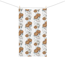 Load image into Gallery viewer, Pumpkin Vine Pattern Hand Towel | Autumn Hand Towel
