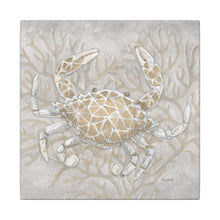 Load image into Gallery viewer, Crab Coastal Wall Art, Nautical Home Decor, Beach Vibes, Perfect for Aquatic Lovers, Unique Gift for Ocean Enthusiasts - Patti Bishop Watercolors