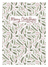 Load image into Gallery viewer, Merry Christmas Greeting Cards - Branches and Berries