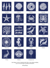 Load image into Gallery viewer, Coastal Characters Art Prints - Navy Blue
