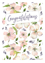 Load image into Gallery viewer, Congratulations Greeting Cards - Pink Dogwood