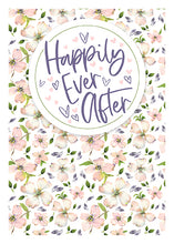 Load image into Gallery viewer, Happily Ever After Greeting Cards - Pink Dogwood Pattern
