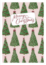 Load image into Gallery viewer, Multi-Design Christmas - Pink Pine Tree Pattern