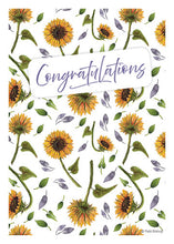 Load image into Gallery viewer, Multi-Design Greeting Cards - Sunflower Pattern