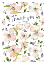 Load image into Gallery viewer, Thank You Greeting Cards - Pink Dogwood