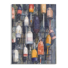 Load image into Gallery viewer, Buoys Stretched Canvas Print
