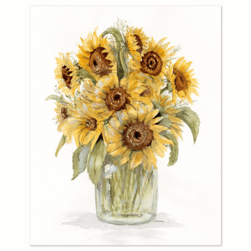 Sunflower Bouquet Art Prints - Patti Bishop Watercolors