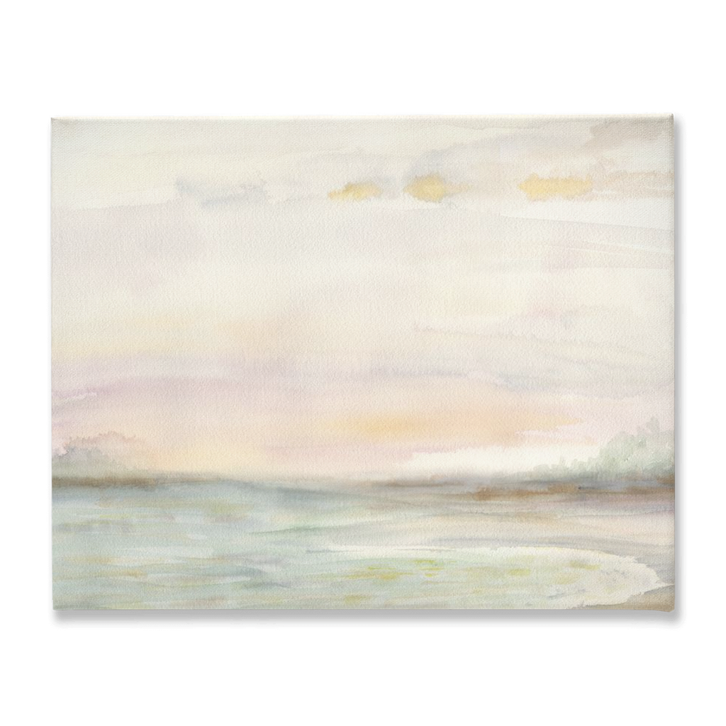 Shoreline Neutrals Stretched Canvas Print