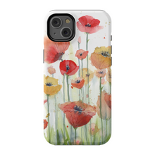 Load image into Gallery viewer, Red, Orange, and Yellow Poppies Phone Cases
