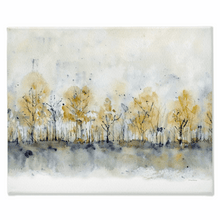 Load image into Gallery viewer, Abstract Fall Trees Stretched Canvas Print - Patti Bishop Watercolors
