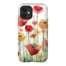 Load image into Gallery viewer, Red, Orange, and Yellow Poppies Phone Cases
