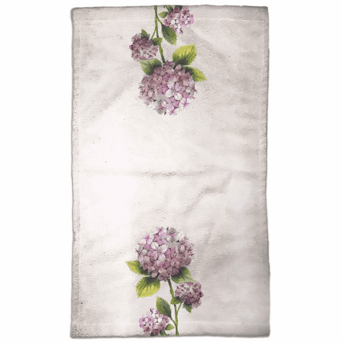 Pink Hydrangea Hand Towels - Patti Bishop Watercolors