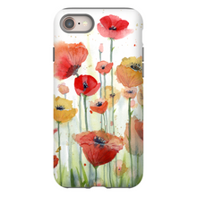 Load image into Gallery viewer, Red, Orange, and Yellow Poppies Phone Cases
