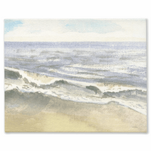 Load image into Gallery viewer, Waves 2 Stretched Canvas Print - Patti Bishop Watercolors
