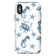 Load image into Gallery viewer, Blue Seahorse and Crab Phone Cases
