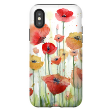 Load image into Gallery viewer, Red, Orange, and Yellow Poppies Phone Cases
