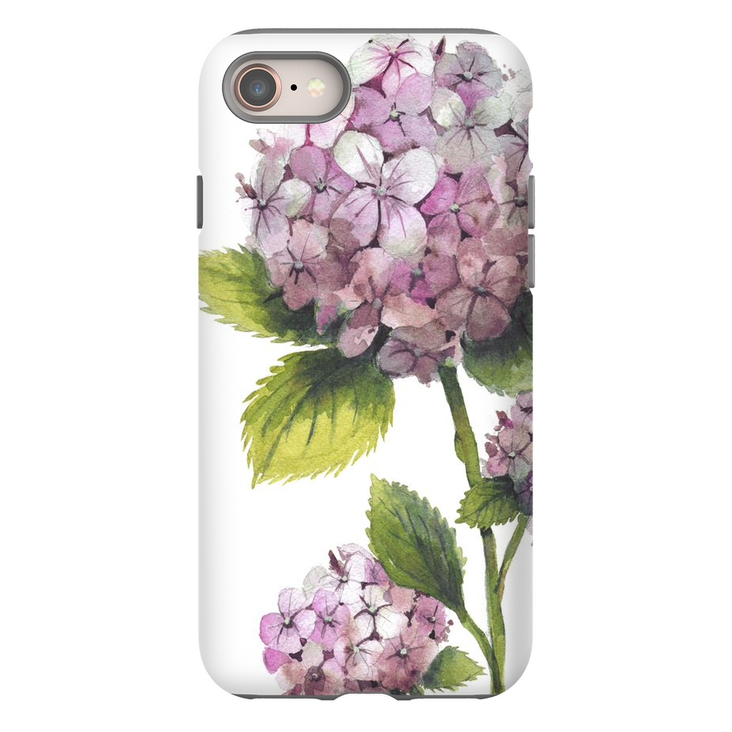 Pink Hydrangea Phone Cases