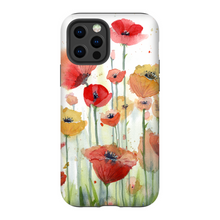 Load image into Gallery viewer, Red, Orange, and Yellow Poppies Phone Cases

