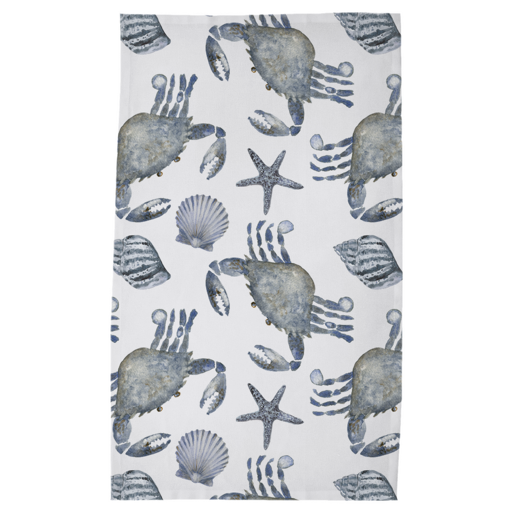 Crab and Starfish Tea Towels