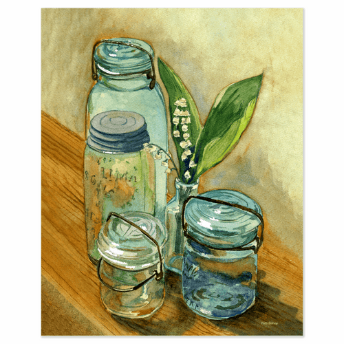 Lily of the Valley Art Prints - Patti Bishop Watercolors