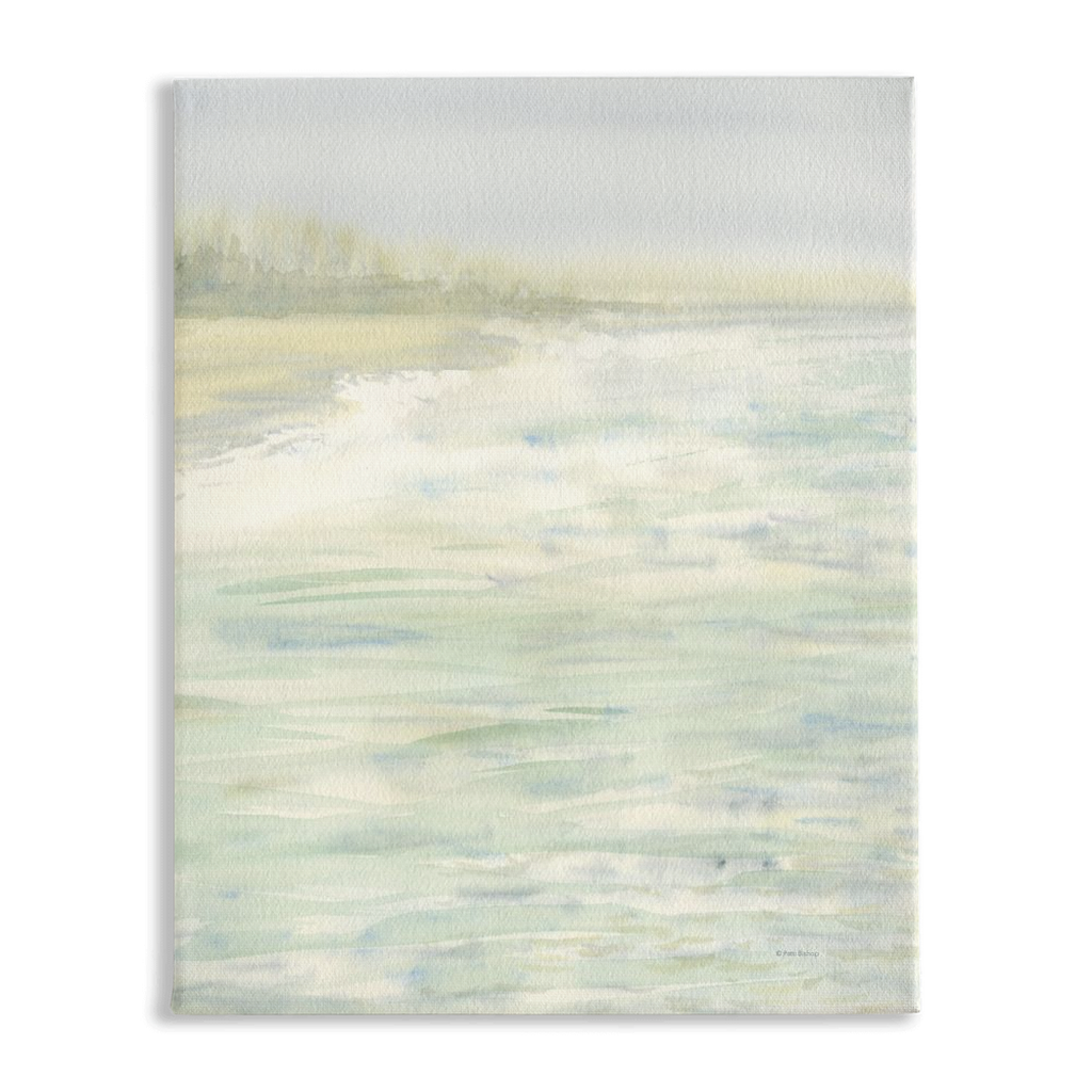 Beach Neutrals Vertical Stretched Canvas Print