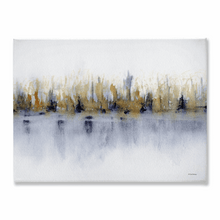Load image into Gallery viewer, Abstract Blue Sienna Stretched Canvas - Patti Bishop Watercolors
