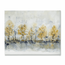 Load image into Gallery viewer, Abstract Fall Trees Stretched Canvas Print - Patti Bishop Watercolors
