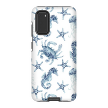 Load image into Gallery viewer, Blue Seahorse and Crab Phone Cases
