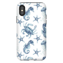 Load image into Gallery viewer, Blue Seahorse and Crab Phone Cases
