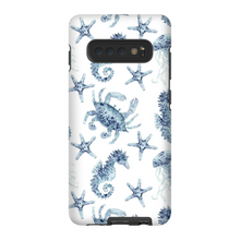 Load image into Gallery viewer, Blue Seahorse and Crab Phone Cases
