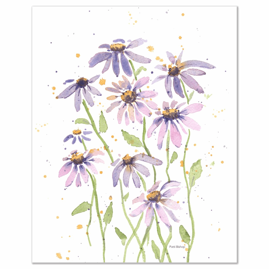 Petals, Petals Everywhere Art Prints - Patti Bishop Watercolors