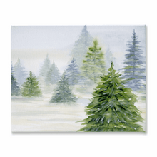 Load image into Gallery viewer, Pine Trees 2 Stretched Canvas Print - Patti Bishop Watercolors
