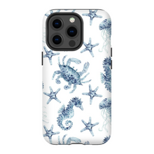 Load image into Gallery viewer, Blue Seahorse and Crab Phone Cases
