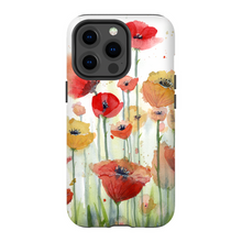 Load image into Gallery viewer, Red, Orange, and Yellow Poppies Phone Cases
