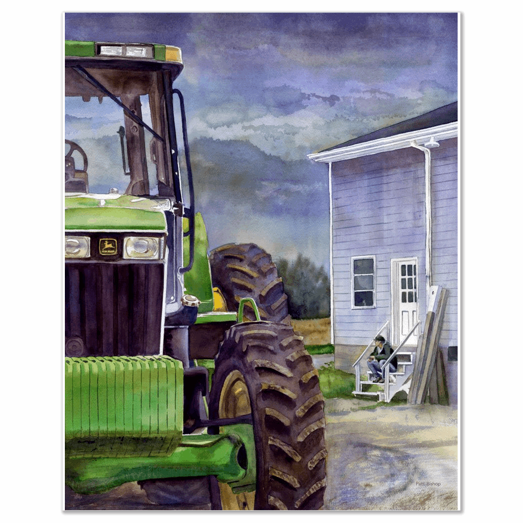 Waiting For The Rain Art Prints - Patti Bishop Watercolors