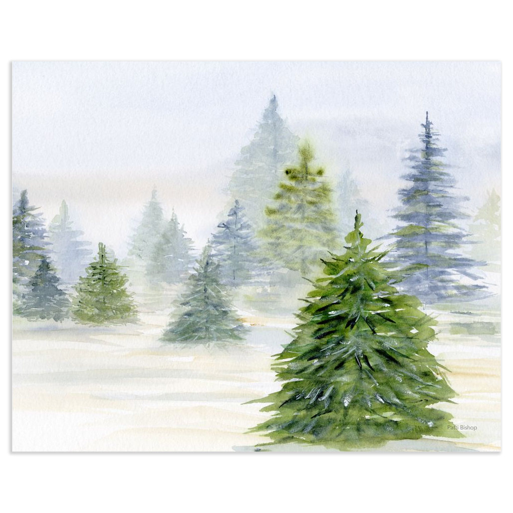 Pine Trees 2 Art Print