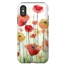 Load image into Gallery viewer, Red, Orange, and Yellow Poppies Phone Cases

