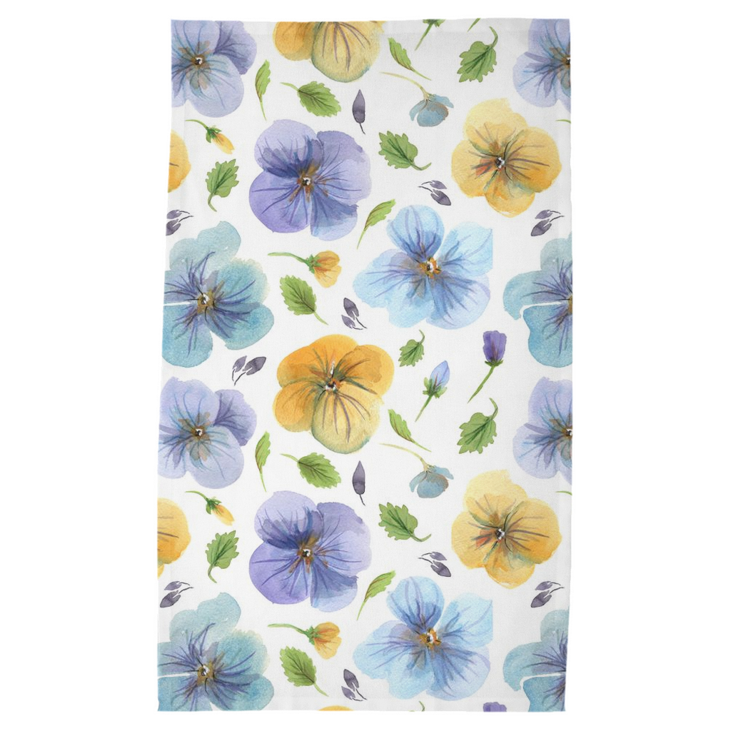 Pansies Tea Towels