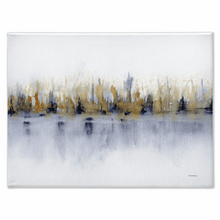 Load image into Gallery viewer, Abstract Blue Sienna Stretched Canvas - Patti Bishop Watercolors
