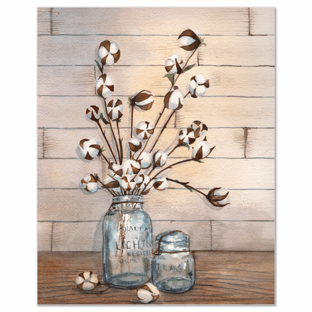 Cotton Art Prints - Patti Bishop Watercolors