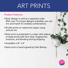 Load image into Gallery viewer, Coastal Characters Art Prints - Navy Blue
