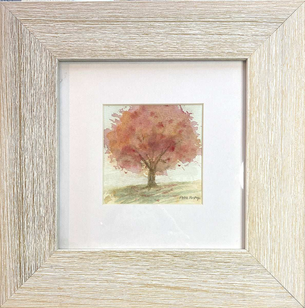 Autumn Tree 3 Original Watercolor - Patti Bishop Watercolors