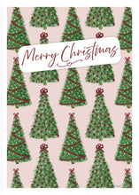 Load image into Gallery viewer, Multi-Design Christmas  - Pink Pine Tree Pattern

