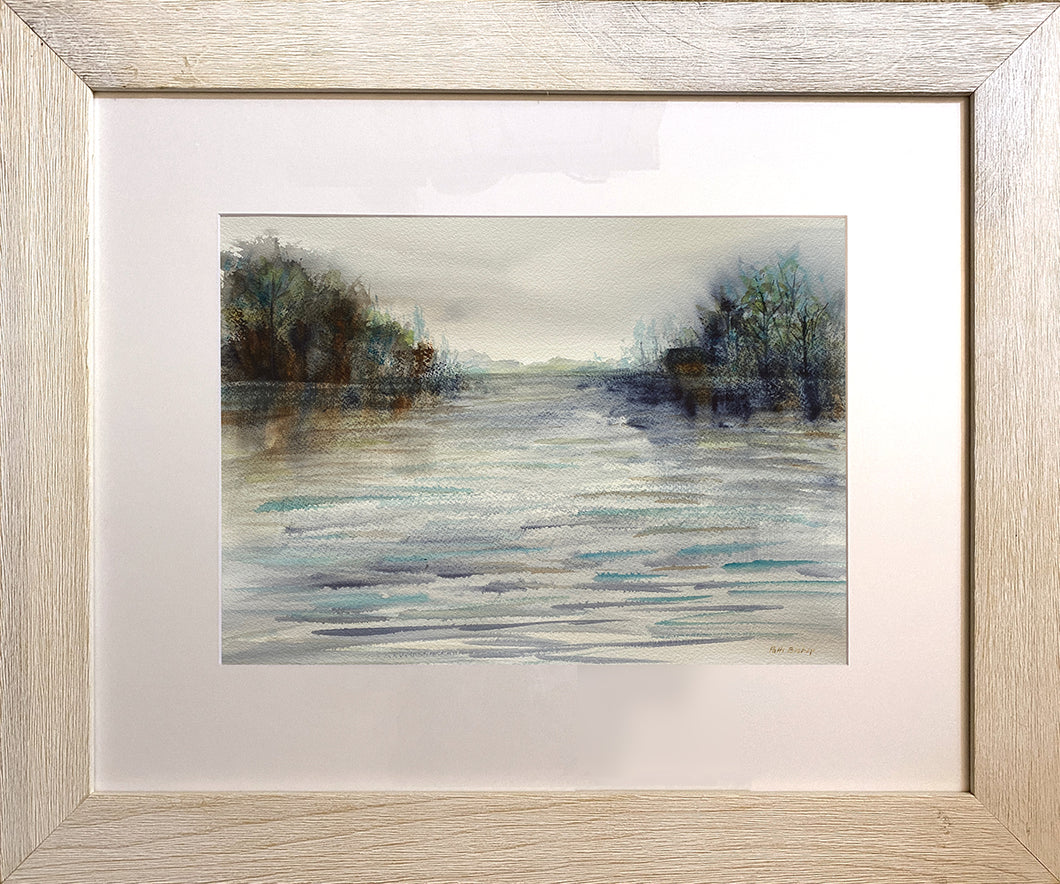 River View Original Watercolor