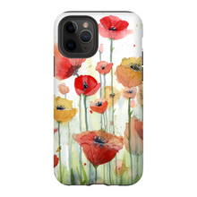 Load image into Gallery viewer, Red, Orange, and Yellow Poppies Phone Cases

