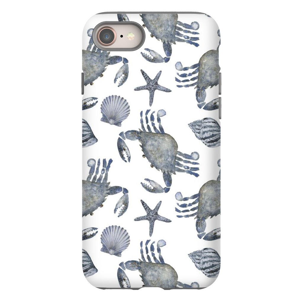 Crab and Starfish Pattern Phone Cases