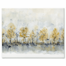 Load image into Gallery viewer, Abstract Fall Trees Stretched Canvas Print - Patti Bishop Watercolors
