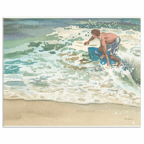 Skimmin' Art Prints - Patti Bishop Watercolors