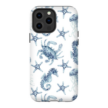 Load image into Gallery viewer, Blue Seahorse and Crab Phone Cases
